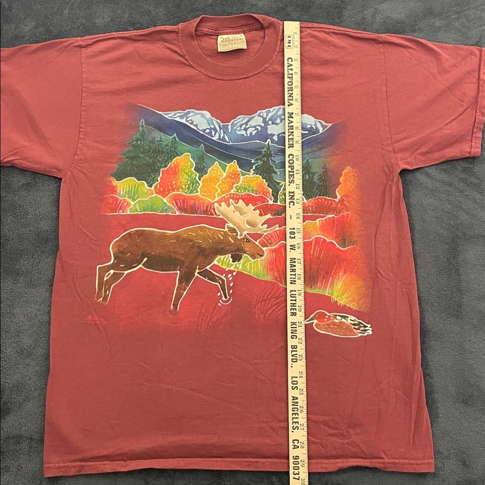 Moose Graphic Nature T-Shirt - Picture 4 of 5